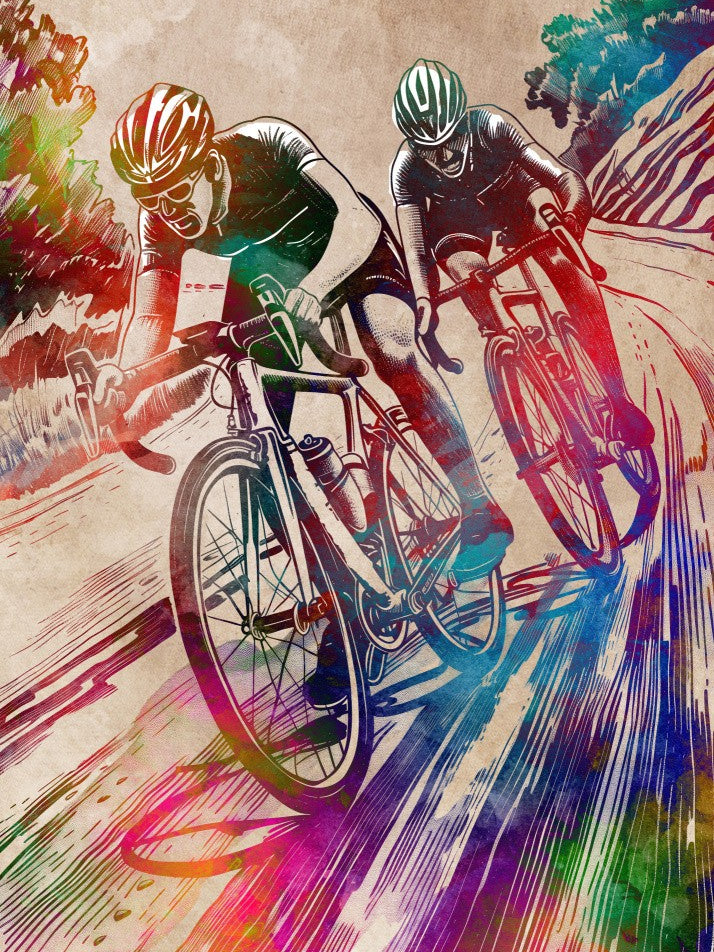 Cycling Sport Digital Art