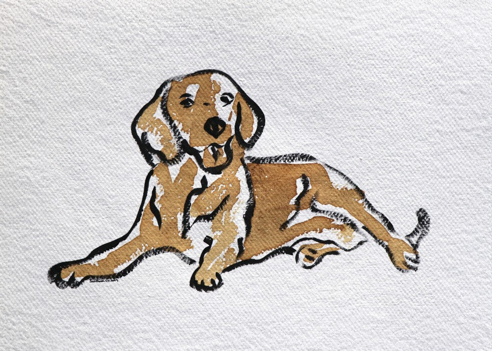 Resting Dog Sketch