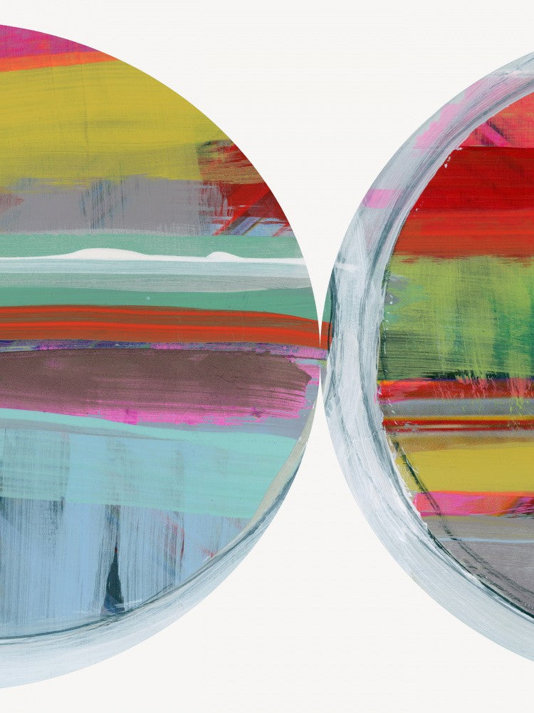 Abstract Stripes &amp; Circles No 2