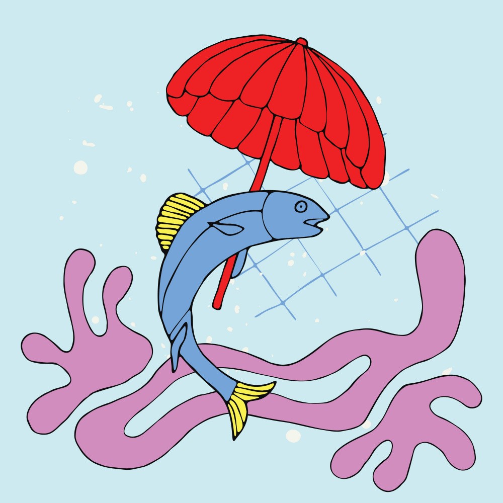 Red Umbrella Fish
