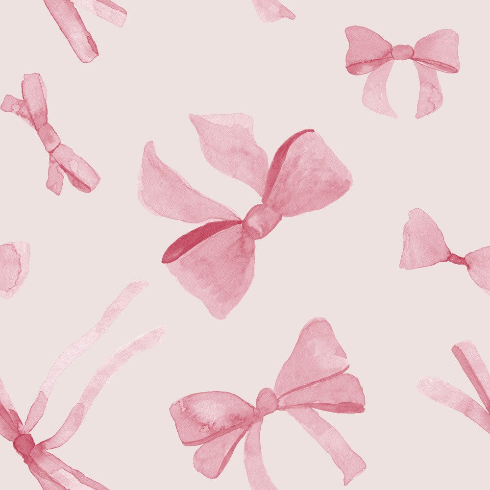 Watercolor Bows Seamless Tile