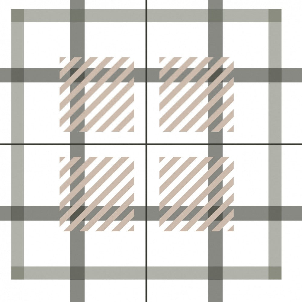 Autumn Plaid Pattern Tile