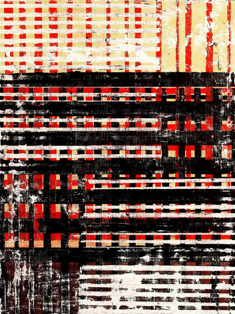Bold Red Black and Yellow Stripes