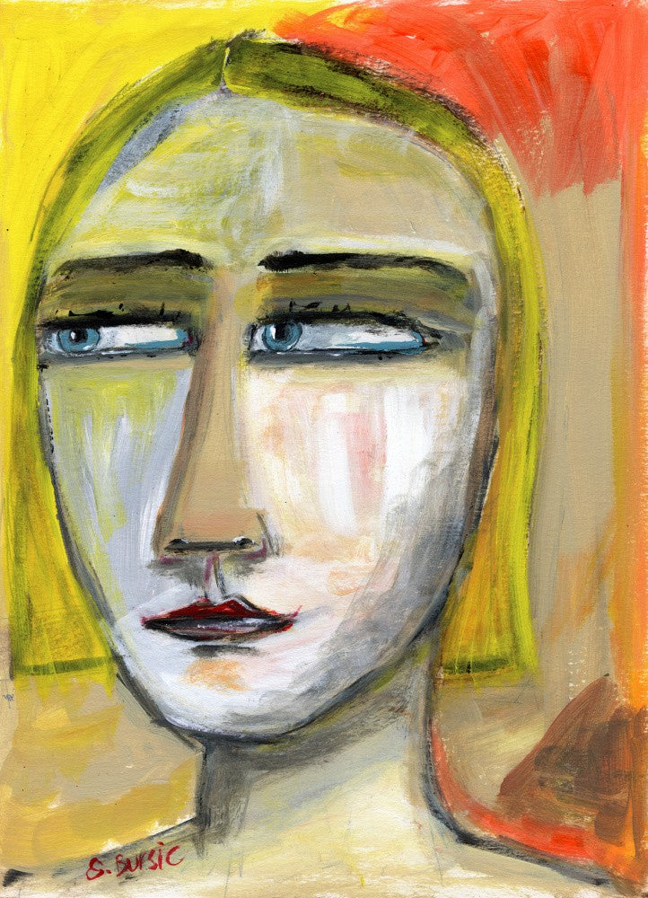 Narrowed Eyed Lady
