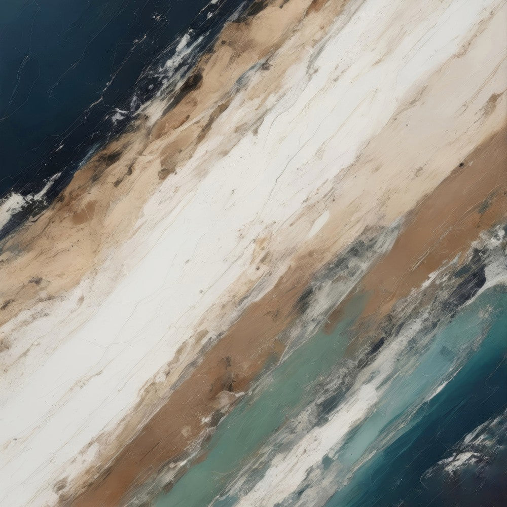 Earthy Tones Of Blue And Beige