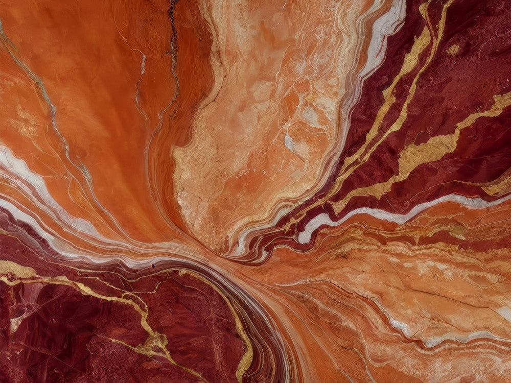 Swirling Blend Of Rich Earth Tones