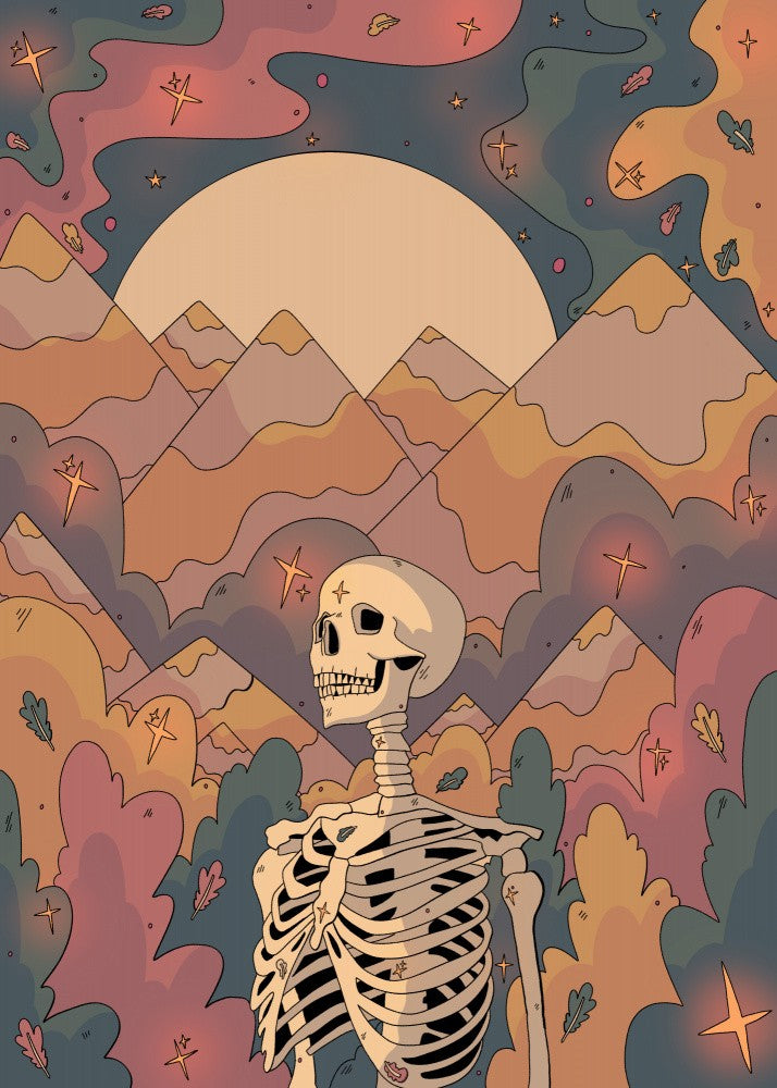 Autumn skeleton