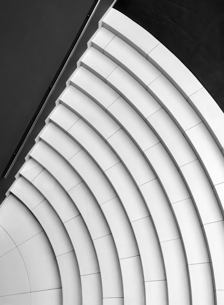 staircase bw