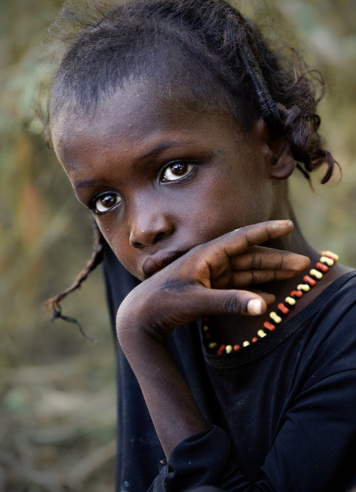 Bororo girl portrait, Gerewol ceremony, Tchad