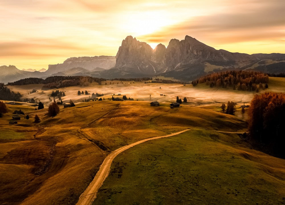 Alpe Siusi Sonnenaufgang