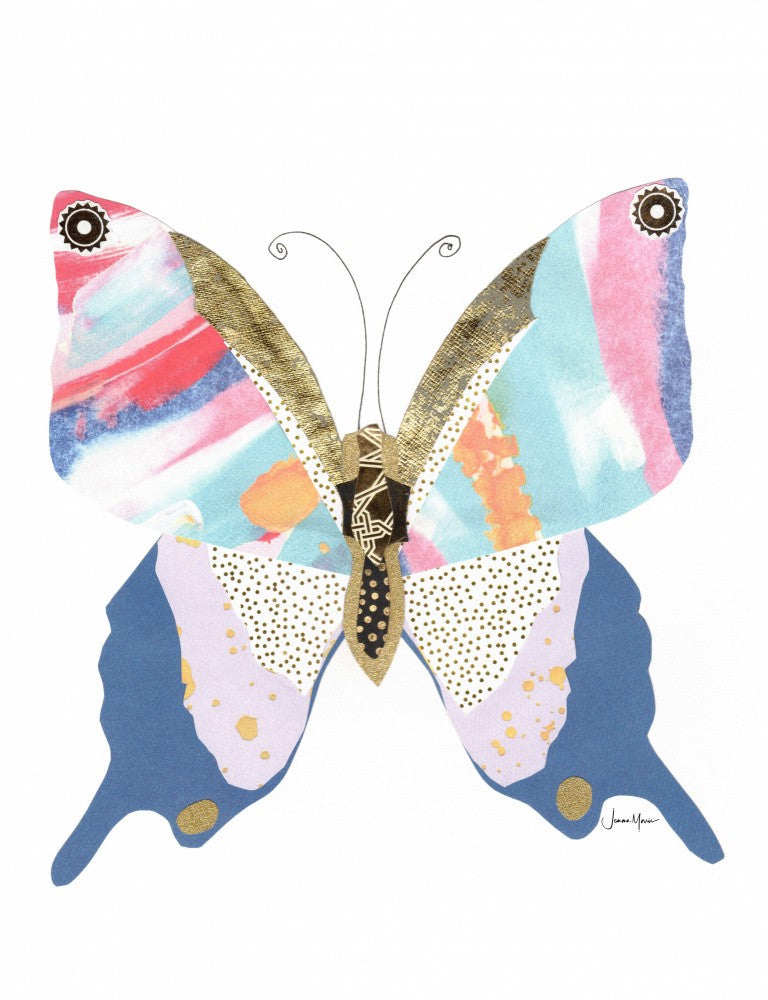 Pastel Gold Butterfly