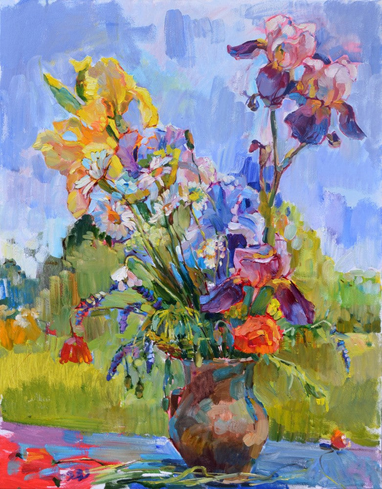 Bouquet of irises