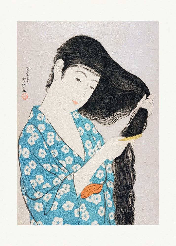 Woman Combing Her Hair (1920)