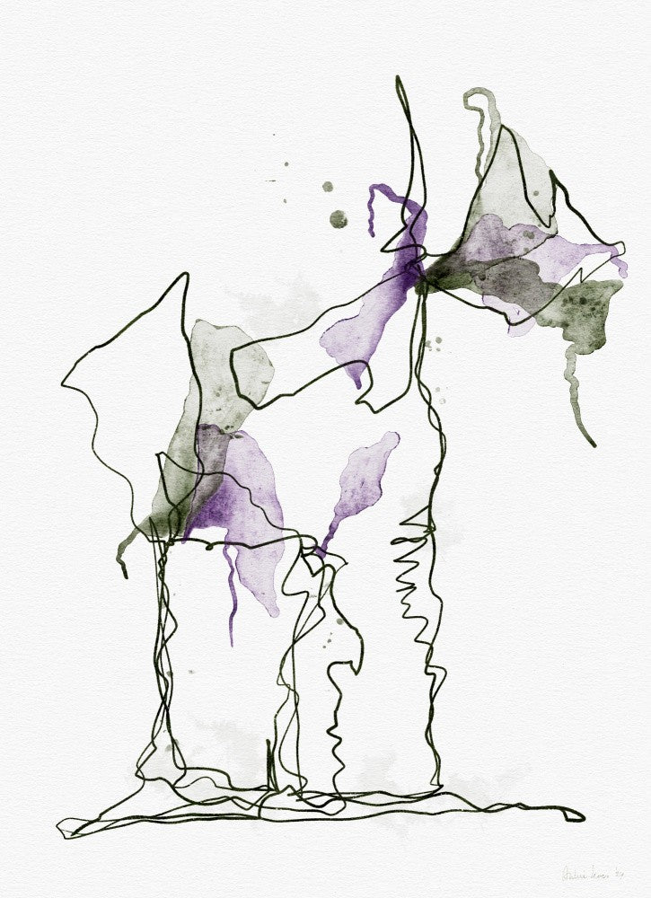 Whimsical Ink Dance