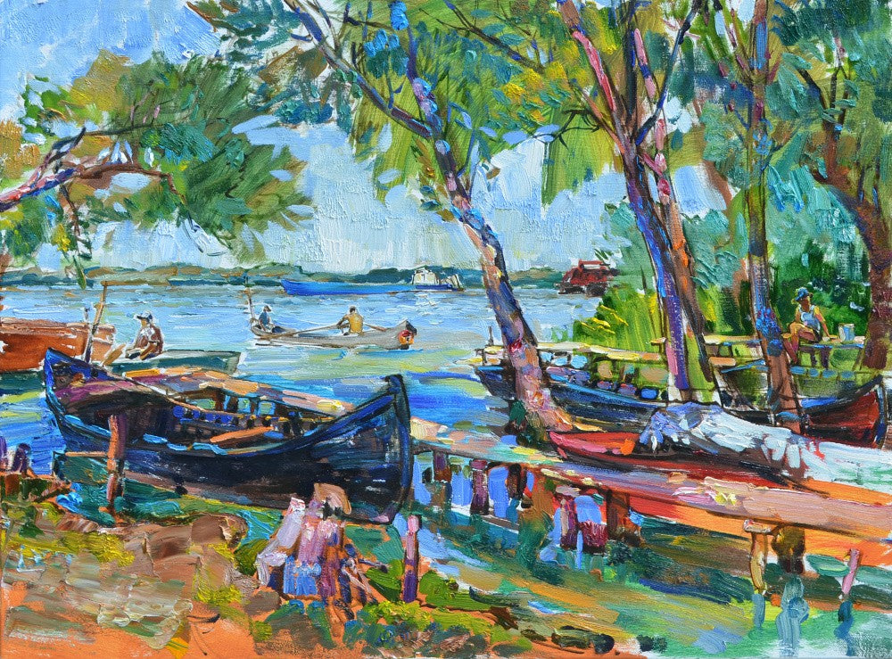 Summer day on the river