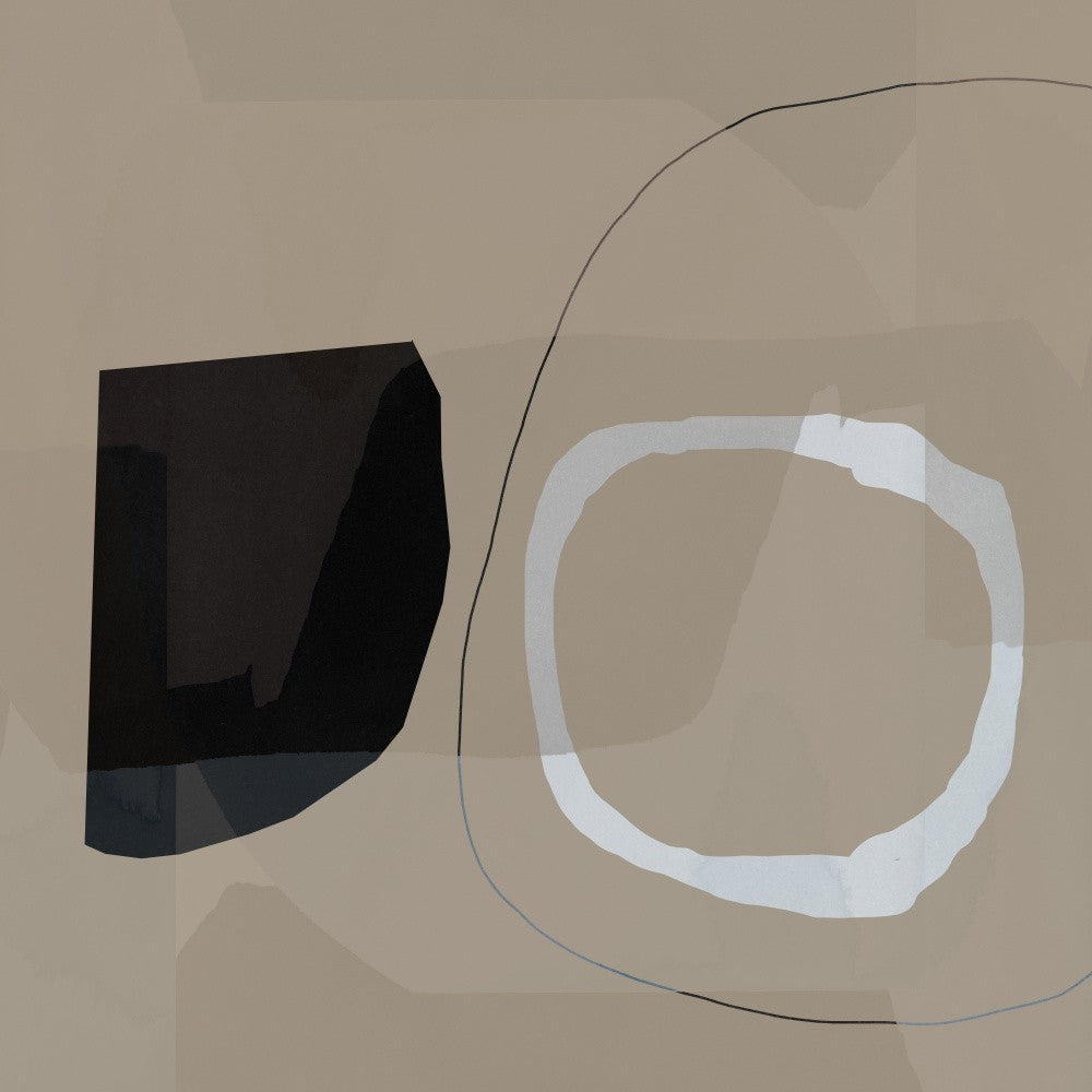 Neutral Shapes Abstract No 1