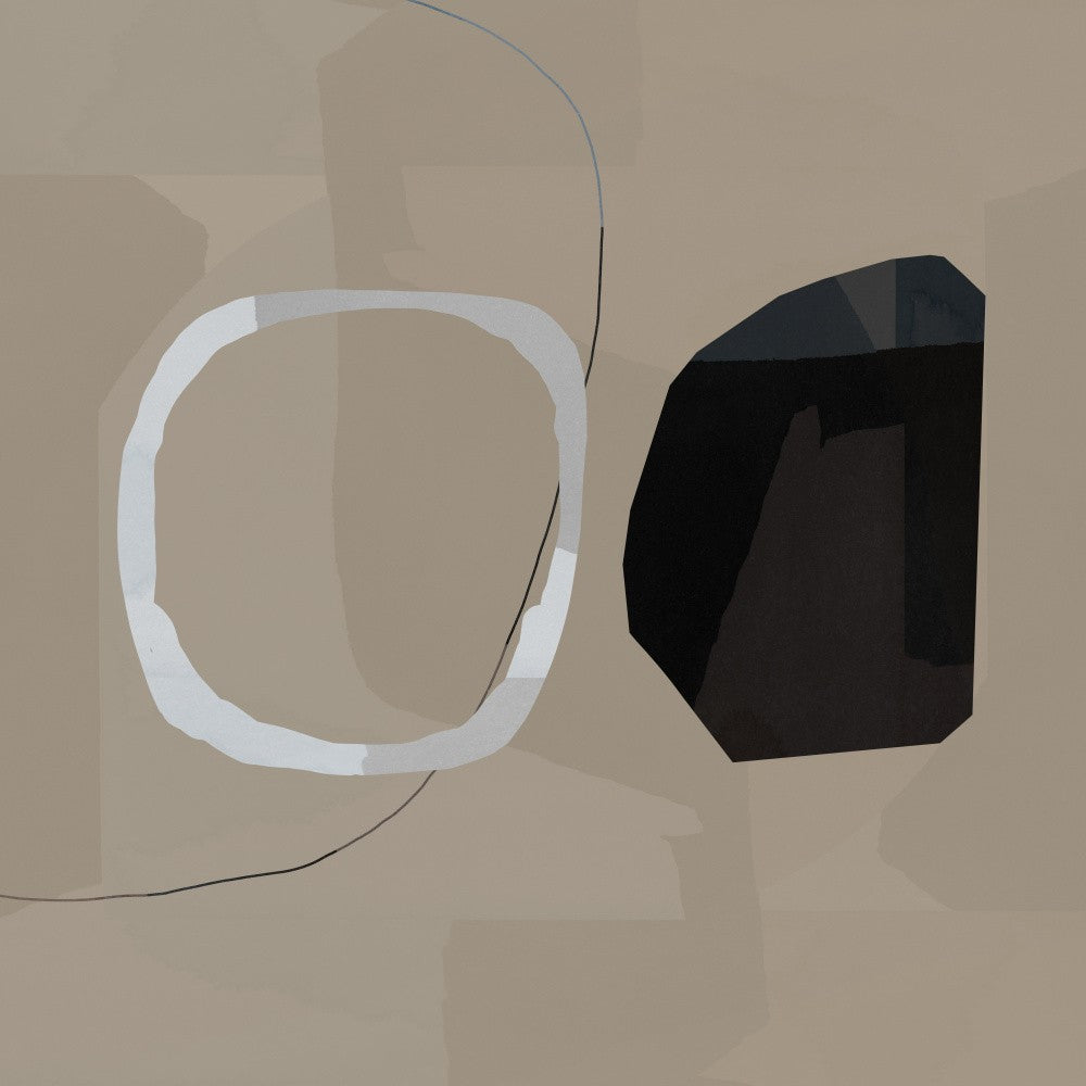 Neutral Shapes Abstract No 2