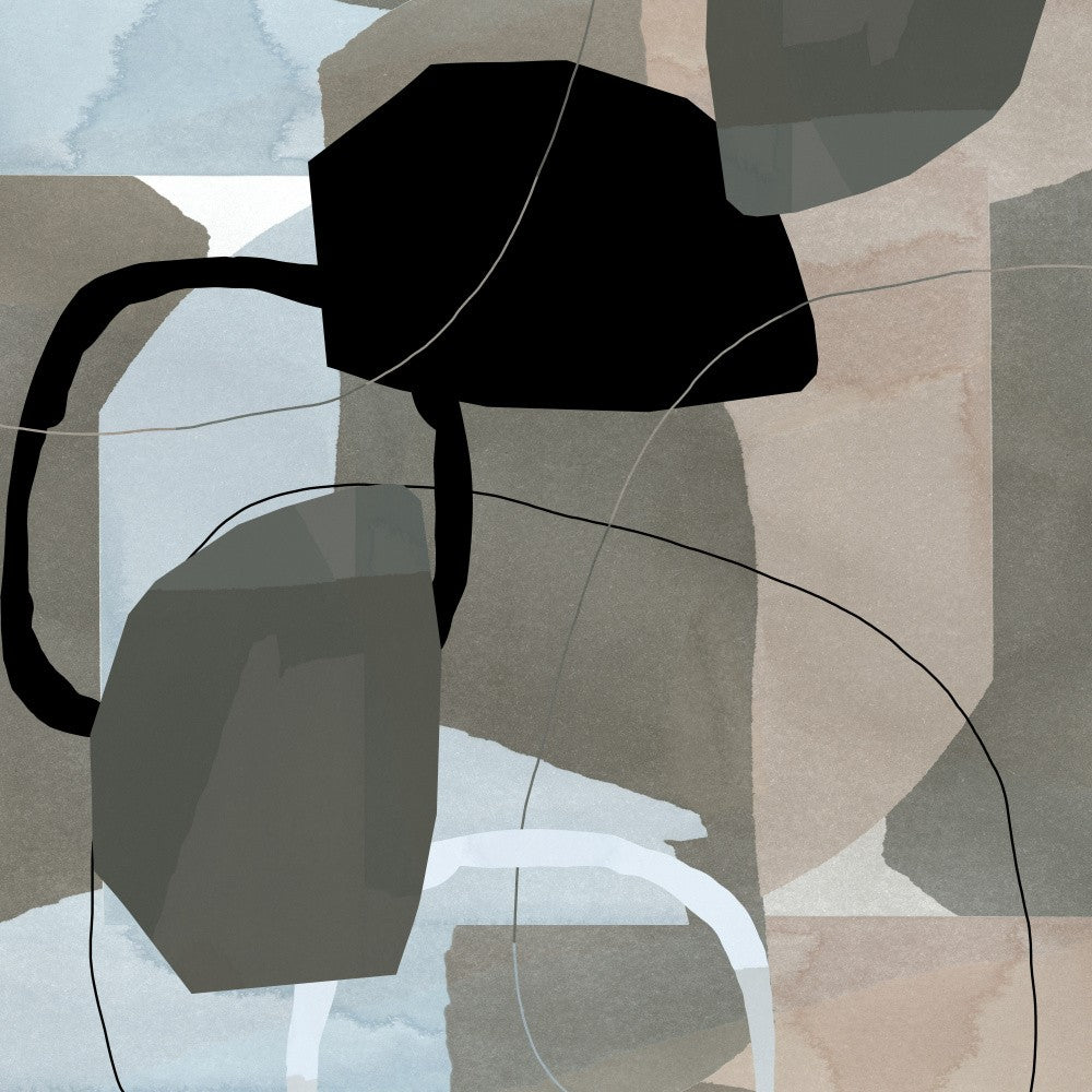 Neutral Shapes Abstract No 5