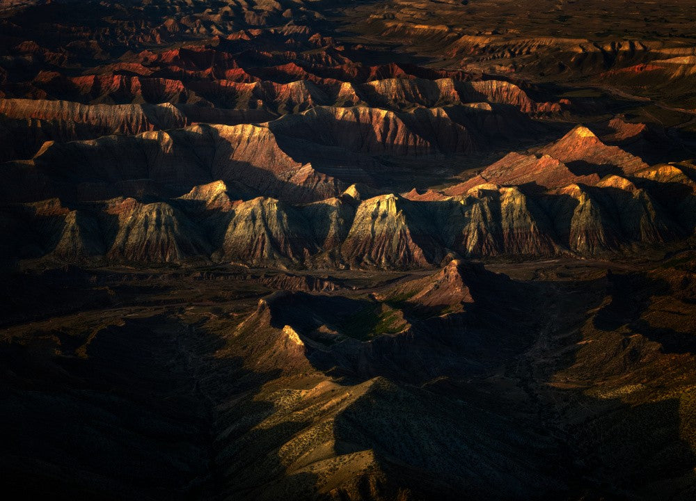 Towering and overlapping peaks