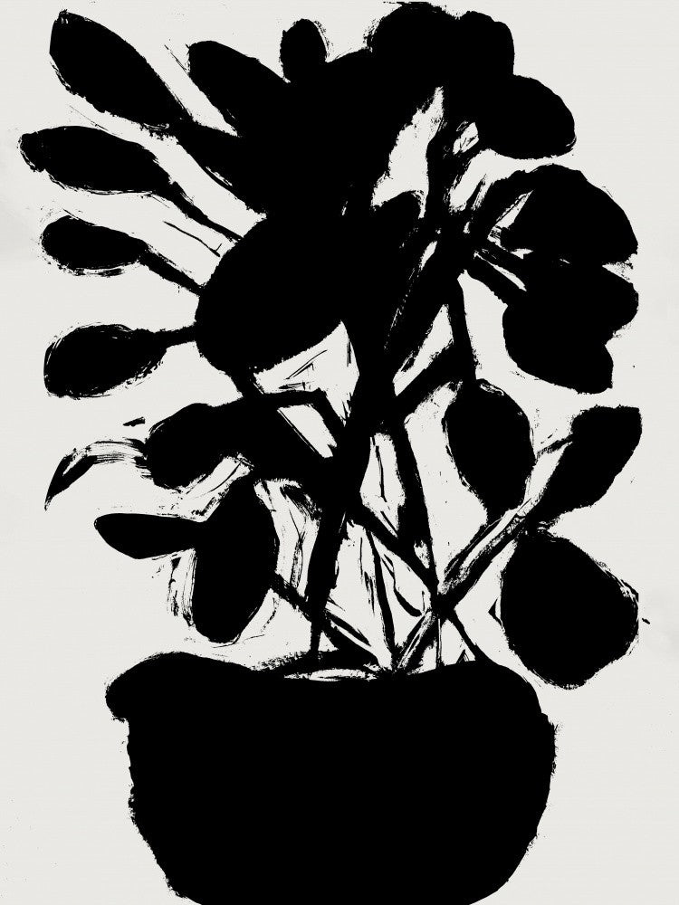 Topfpflanzen-Silhouette Nr. 1