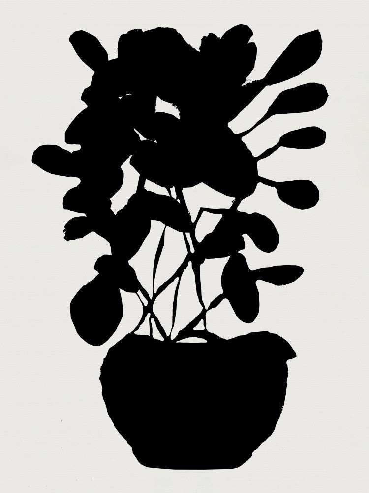 Potted Plant Silhouette No3
