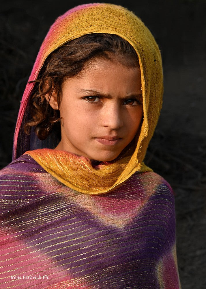 Afghan girl-Afghan refugee camp