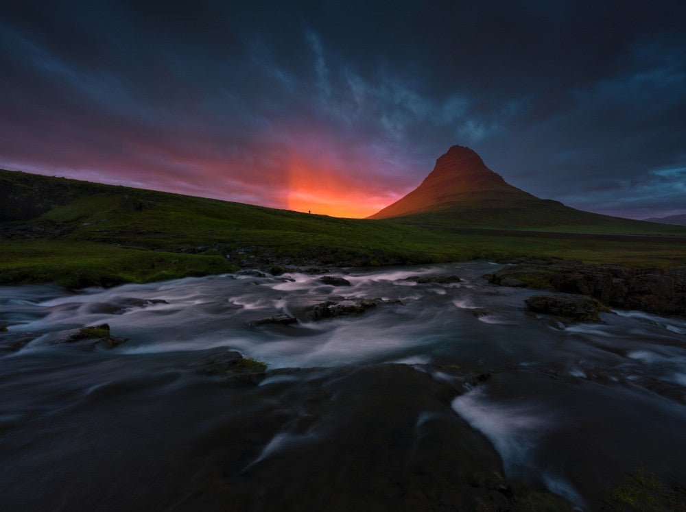 Twilight Glow at Kirkjufell