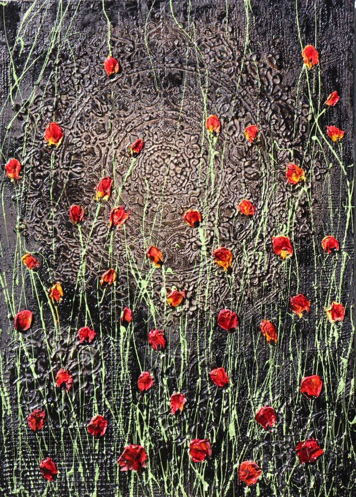Mohnblumen in der Nacht