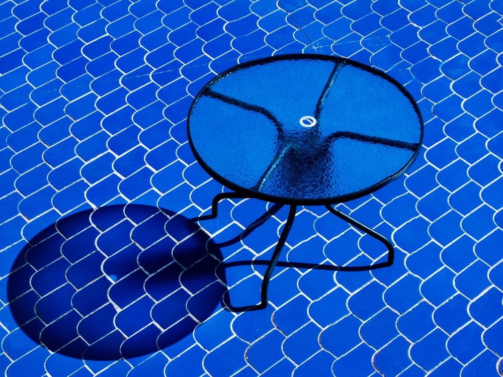 only blue