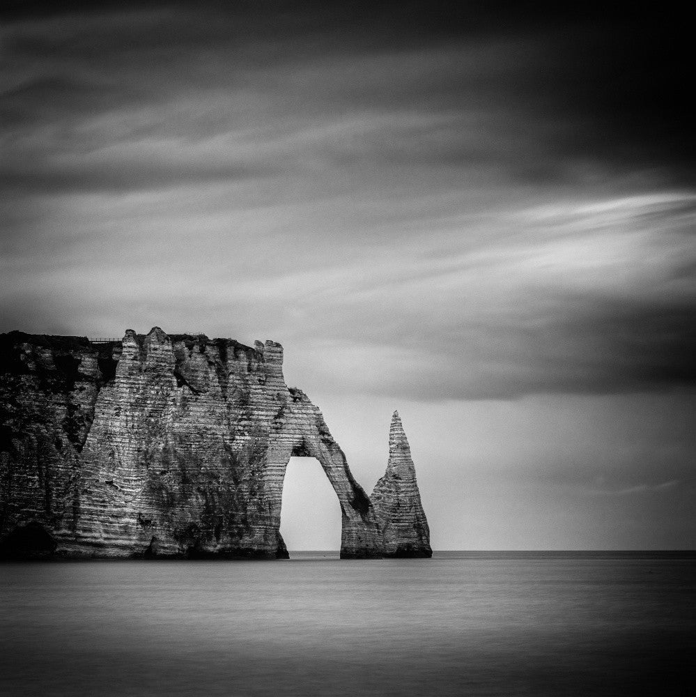 NORMANDIE, FALAISE D'AVAL-10383BW