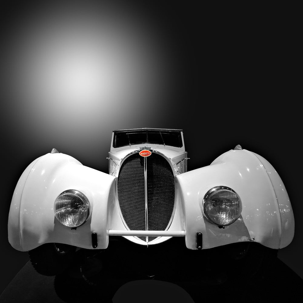 A White Bugatti
