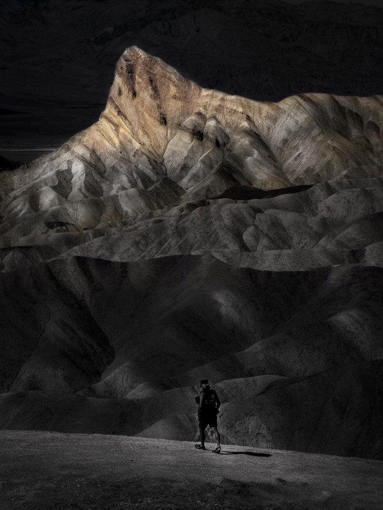 Solitary Hiker in Death Valley