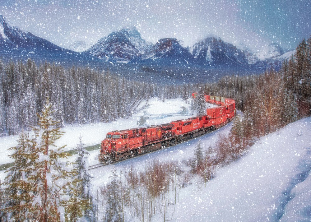 Snowy Mountain Passage