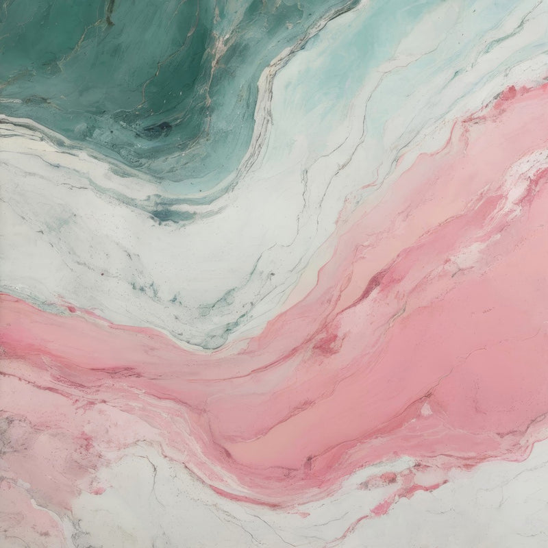 Green and Pink Marble