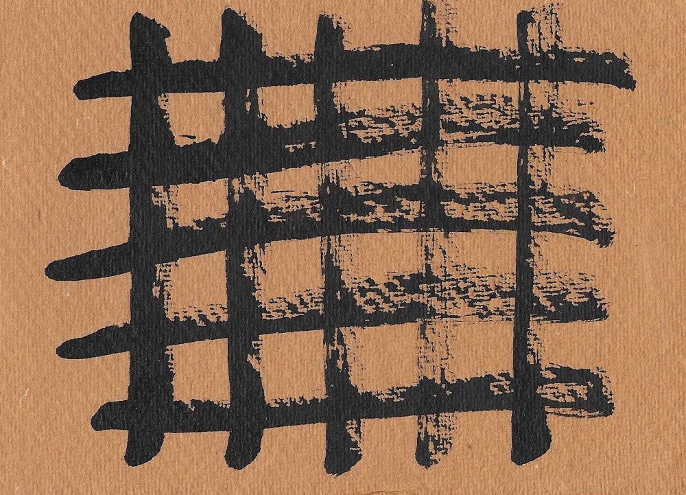 Kräftiges Pinselgitter