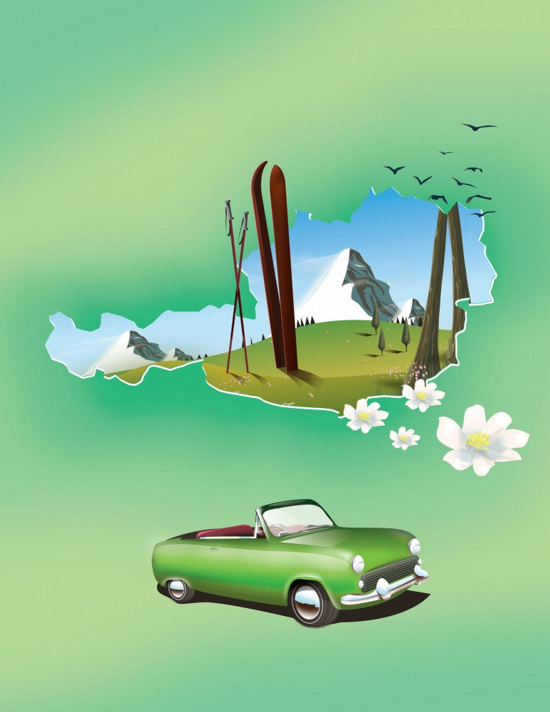 Austria Travel map