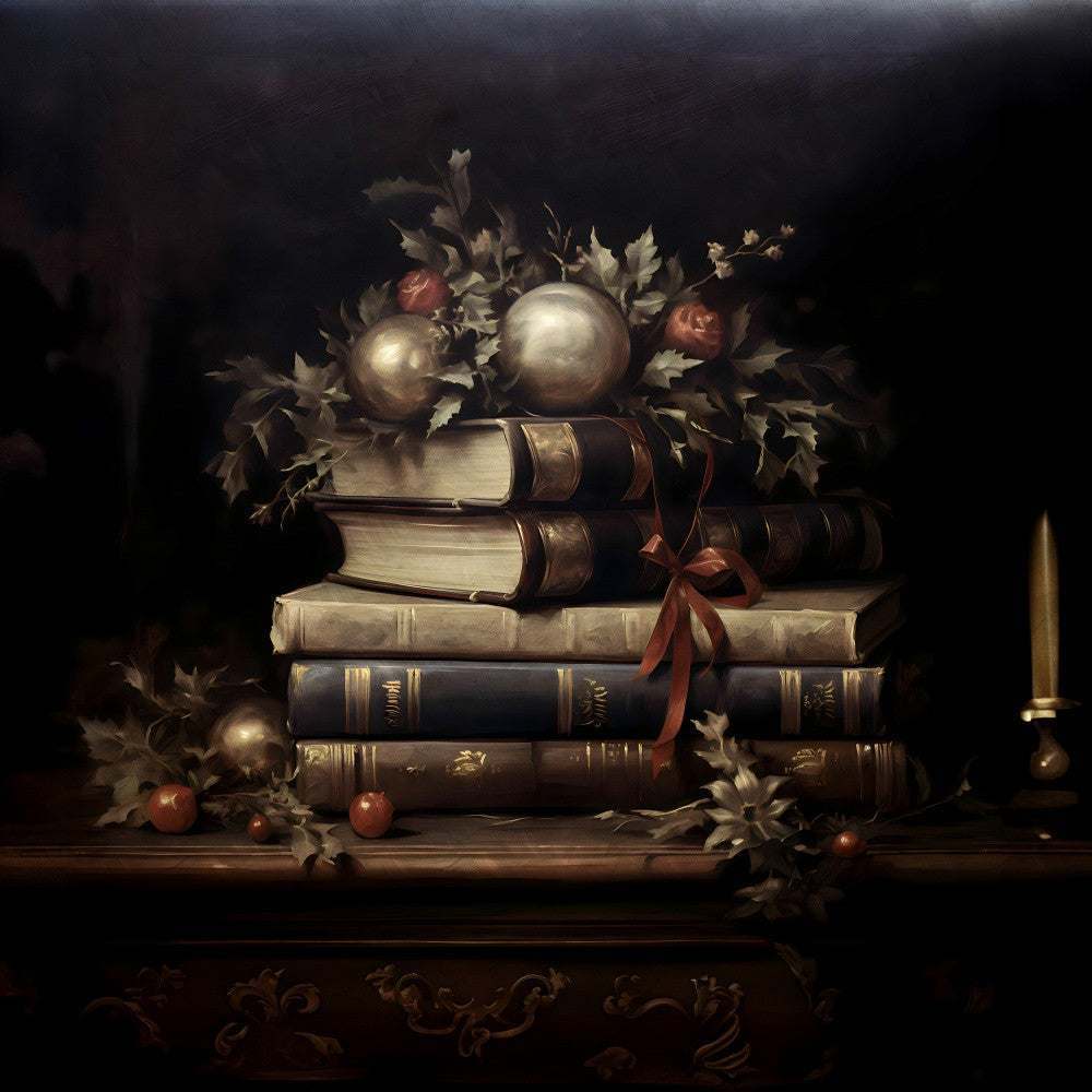 Festive Book Still Life