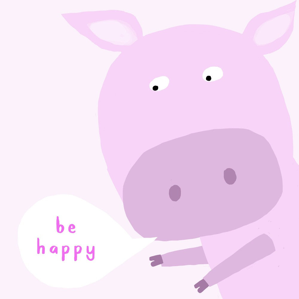 Sei glücklich wie ein Schwein!