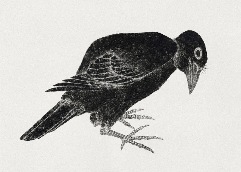 Vogel, aus Skizzenalbum (1814) Vintage Japanische Holzschnitte