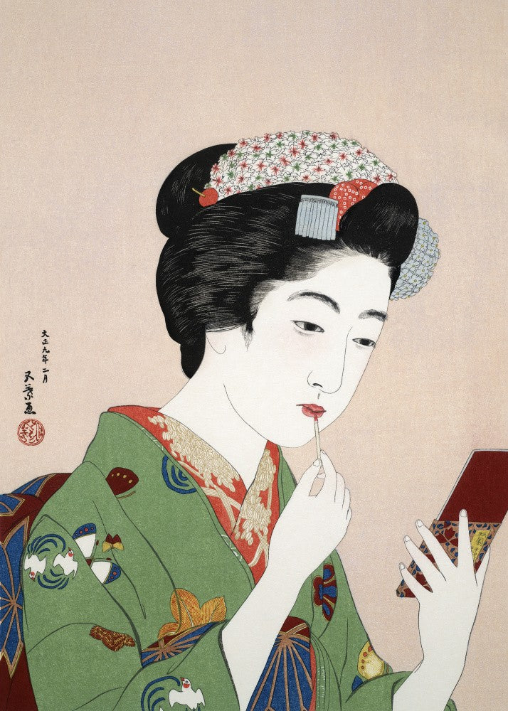 Woman Applying Rouge (1920)
