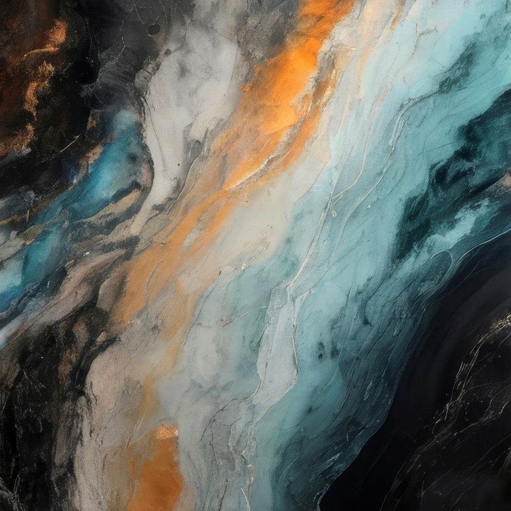 Dynamic Swirls of Earthy Hues