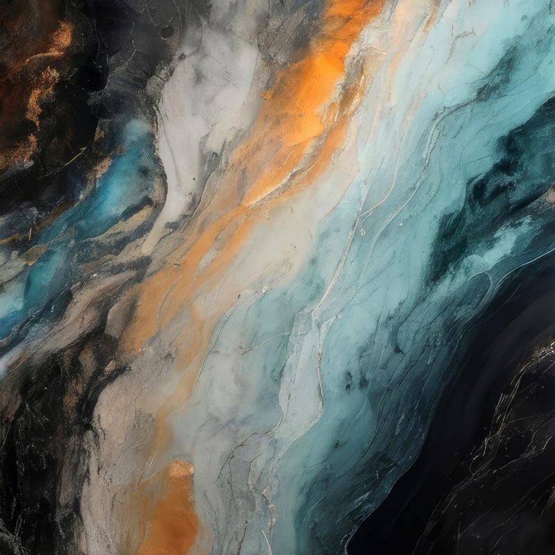 Dynamic Swirls of Earthy Hues