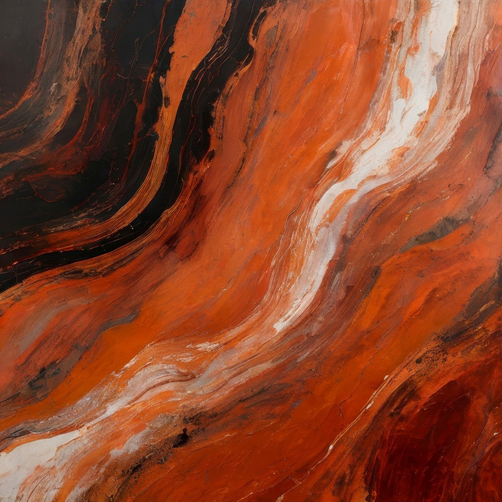 Red and Black Hues with Dynamic Patterns