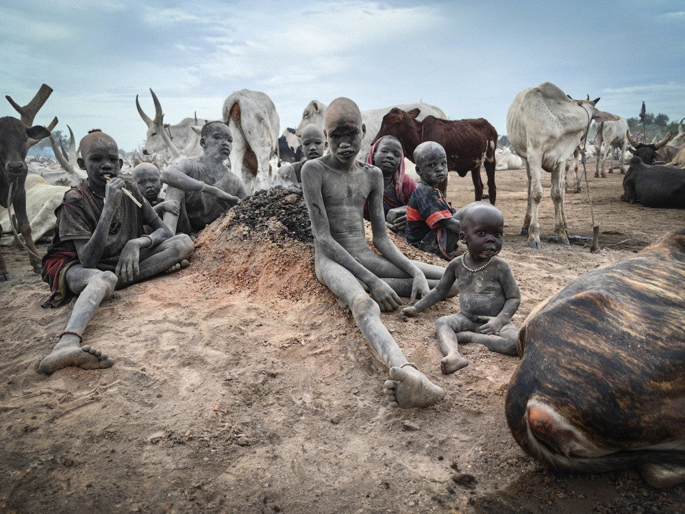 The children of Mundari cattle