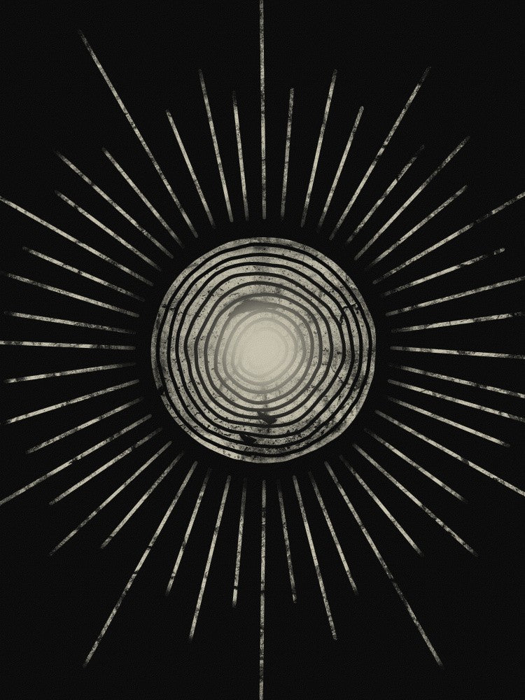 Midnight Sun Abstraction
