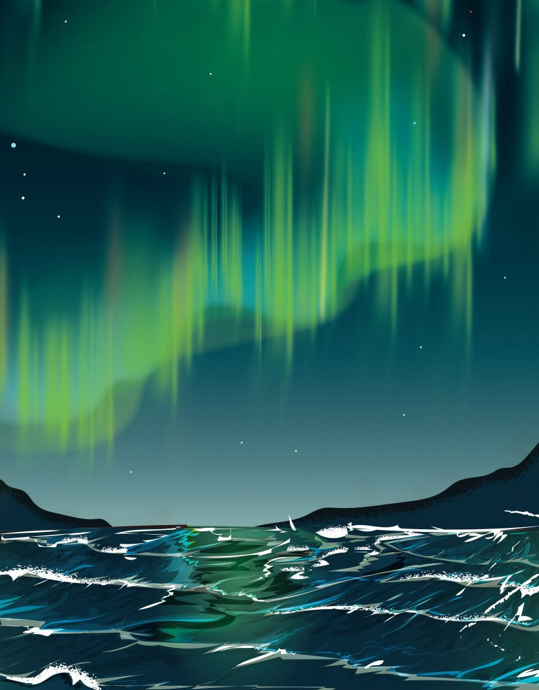 orthern Lights Glowing