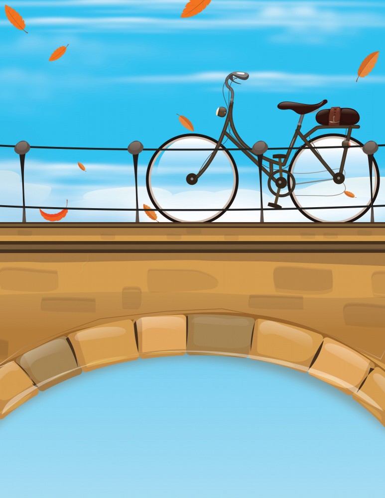 Bicycle on Bridge