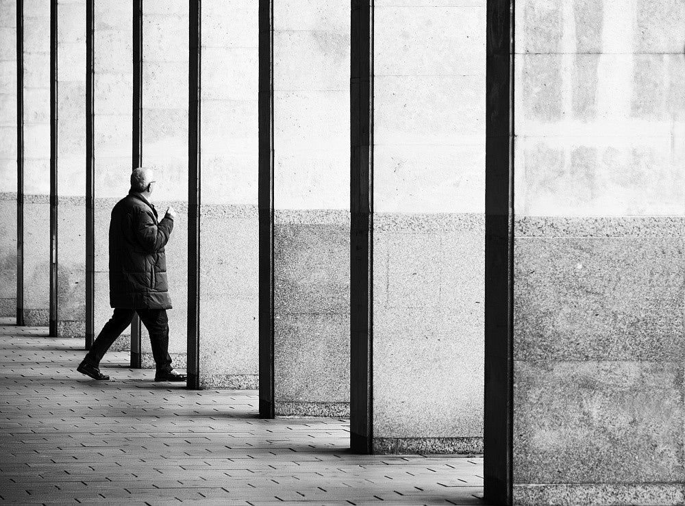 Between columns