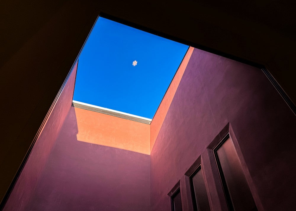 UFO in Blue Sky