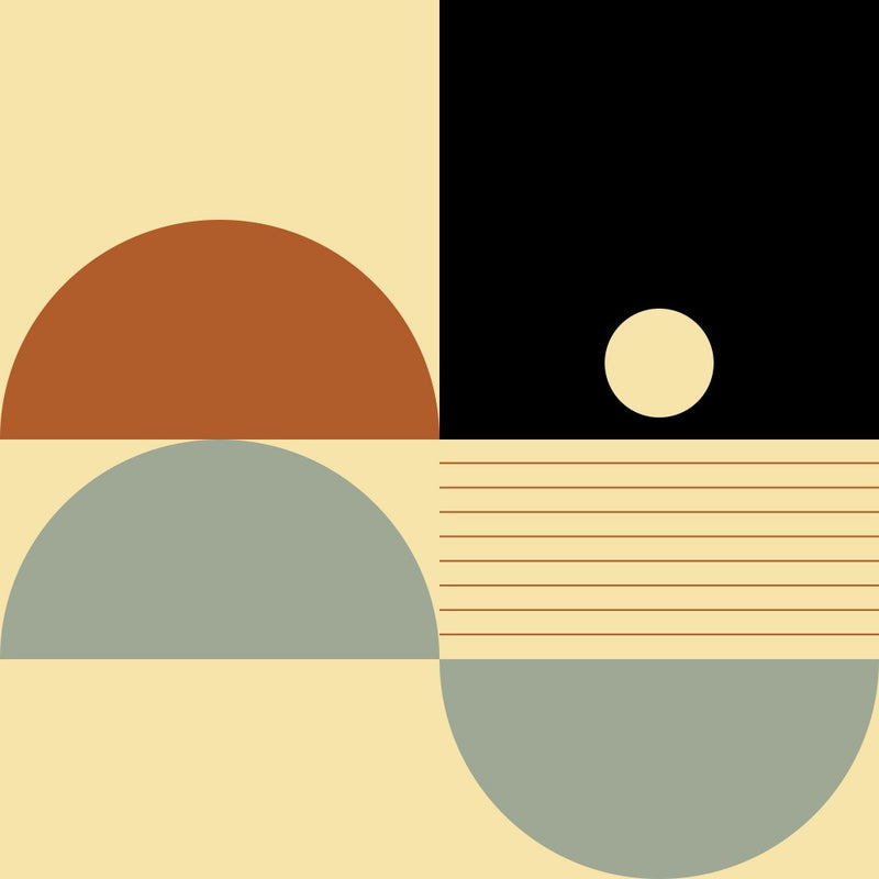 Mid Century Geometric 05 B